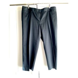 Lafayette 148 polished cotton blank pants, sz 16